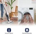 Beverly Rug Non Slip Rugs 5x7 Boho Medallion Floral Non Skid Rubber Backing Easy Silk Soft Area Rug for Living Room Easy to Clean Non Shedding Kitchen Bedroom Indoor Carpet (5 x 7 Orange - Cream)