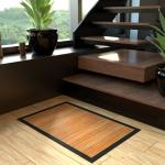 Red Lantern Bamboo Rug - Burnt Bamboo - 2' x 3'