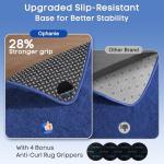 Ophanie Blue Rug, Boys 4x6 Rugs for Bedroom Royal Dark Blue Carpet Nursery Aesthetic, Kids Playroom Navy Area Rugs for Girls Teen Home Decor, Fluffy Shag Bedside Floor Living Room Carpet