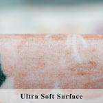 Washable 2x3 Entryway Scalloped Rug: Floral Thin Door Mat Non Slip Water Resistant Kitchen Bathroom Area Rug Indoor Ultra Soft Carpet for Laundry Nursery Living Room Bedroom Soft Floor Mat (2x3,Cream)