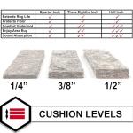 Mohawk Home Non Slip Rug Pad 1/4" Thick Felt + Latex Rubber Gripper - Dual Surface Cushion for Hardwood, Carpet, Tile Floors, Made in USA - 4' x 6' (Rectangular)