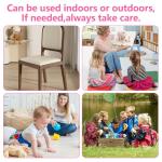 6 Pack Crazy Carpet Circle Seats, 16 Inch Round Floor Cushions for Classroom, Soft Educational Play Mat for Group Activities and School Learning, Sitting Rug for Reading and Marker Playing Areas