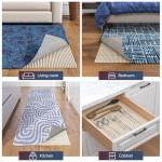 Jorvila Non-Slip Rug Pad Gripper 2x10 Feet, Anti Skid Mat for Kitchen Hallway Runner Rug, Keep Rugs in Position and Safe, Thick Cushioned Carpet Pad for Hardwood Floors Protection