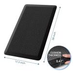 Mattitude Kitchen Mat Cushioned Anti-Fatigue Floor Mat Waterproof Non-Slip Mats and Rugs Standing and Comfort Desk Mats for House Sink Office Laundry (Black, 17.3"x28")