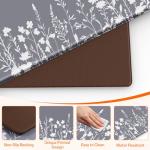 SofterCharm Kitchen Mats for Floor, Kitchen Rugs Sets of 2, Cushioned Anti Fatigue Mats for Kitchen Floor, Non-Slip Kitchen Decor, Water Resistant Kitchen Rug for Home, Kitchen, 17.3"x30"+17.3"x47"