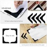 USHIRUG Black Gold Texture Marble Rug Runners for Hallways, 1.3x7ft, Abstract Background Runner Carpet, Breathable Cozy Soft Washable Area Rug, Rubber Backed Foldable Bedside Rug for Patio Kitchen