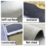 USHIRUG Black Gold Texture Marble Rug Runners for Hallways, 1.3x7ft, Abstract Background Runner Carpet, Breathable Cozy Soft Washable Area Rug, Rubber Backed Foldable Bedside Rug for Patio Kitchen