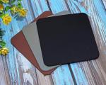 Mini Skater 3pcs Silicone Bar Coaster Square Modern Cup Drink Mat Plate Creative Rug Mug Pad for Table Countertop Desk Cold Hot Drink Coffee Tea Kitchen Home Decor,3.93in (Black & Brown & Gray)
