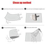 USHIRUG Black Gold Texture Marble Rug Runners for Hallways, 1.3x7ft, Abstract Background Runner Carpet, Breathable Cozy Soft Washable Area Rug, Rubber Backed Foldable Bedside Rug for Patio Kitchen