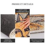 Creative semi-Circular Area Carpet Anti-Slip Super Absorbent Carpet,sun and moon mat,Shaggy Throw Rug for Living Room Bedroom Bathroom Home Decor