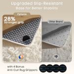 Ophanie Area Rugs for Bedroom, Christmas Upgrade Non-Slip Ivory Fluffy Soft Shag Living Room Carpet, Indoor Floor 4x6 Fuzzy Shaggy Living Room Plush Nursery Rug for Kids Home Dorm Decor Aesthetic