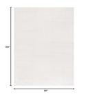 SAFAVIEH Area Rug 8x10 - Melody Collection - Large - Ivory, Solid Pattern, Non-Shedding & Easy Cleaning, Ideal for Living Room, Bedroom, Office, Dining Space Room (MEL108A)