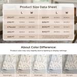 WITSHOCK 2x3 Washable Entry Area Rugs Doormat: Non Slip Rubber Backing Carpet - Low Pile for Kitchen Door Mat Indoor Entrance - Stain & Fade Resistant for Pet & Kids Friendly (Light Blue)