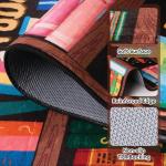 Classroom Library Rug, Reading Rug for Classroom Library, Carpet for Study Room, Non-Slip Rubber Bottom Low Pile Fade Resistant, Full Size 2x3 3x5 4x6 5x7 6x9 Ft S01