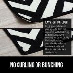 GORILLA GRIP Rug Gripper Pads Keep Area Rugs Corners from Curling, Reusable Double-Sided Stickers Holds Down Carpet in Place, Grips on Tile and Hardwood Floors Helps Prevent Sliding, Home Décor, 8 Pcs