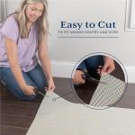 Veken Rug Gripper Pad for Hardwood Floors, Thick Cushion Non Slip Rug Pads for Area Rugs, Rug Grippers for Tile Floors, Under Carpet Anti Skid Mat, Keep Your Rugs Safe and in Place, 2x3 Ft