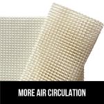 GORILLA GRIP Strong Rug Pad Gripper, US Designed, Grips Help Keep Area Rugs Safe and in Place, Slip and Skid Resistant Pads for Hard Floors, Under Carpet Mat Cushion and Hardwood Protection 2x3 FT