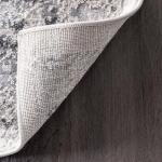 Nuloom Madisson Grey/Ivory, 4' x 6', Vintage Medallion, Recycled Materials, Soft and Cozy, High Traffic, Stain Resistant, Easy Clean, Durable Area Rug for Bedroom, Living Room, Dining, Entryway