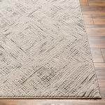 Hauteloom Aldis Recycled Material Area Rug - Bohemian Neutral Farmhouse - Beige, Cream, Gray - 6'3" x 9'