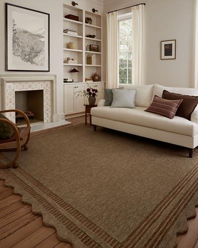 Loloi Chris Loves Julia Scottie Collection SCO-01 Mocha/Clay 2'-3" x 3'-9", .87" Pile Height, Runner Rug