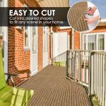 koloko 3ft x 9ft Runner Rug Non-Slip Outdoor Indoor Carpet Runner Custom Size Floor Runners Area Rugs Mat with Rubber Backing for Hallway Entryway Balcony Patio Kitchen Garage Stair Laundry