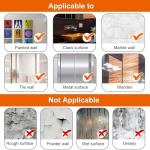 16 PCS Grippers of Rug Pad, Non-Slip Carpet Gripper for Hardwood Floors and Tile, Reusable and Washable Area Carpet Tape, Double-Sided Adhesive Pads, Keeps Corners Flat