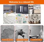 16 PCS Grippers of Rug Pad, Non-Slip Carpet Gripper for Hardwood Floors and Tile, Reusable and Washable Area Carpet Tape, Double-Sided Adhesive Pads, Keeps Corners Flat