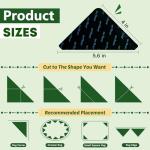 Songrey Rug Tape Rug Corner Grippers 8PCS, Reusable Double-Sided Carpet Tape to Hold Area Rugs Down, Non Slip Rug Pads Gripper for Hardwood Floors No Damage