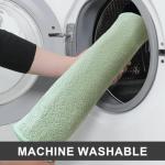 Bilimili Bath Mat-Non-Slip Bathroom Floor Mats-Absorbent Quick Dry Low Pile Bathroom Rugs Fit Under Door-Bath Rug for Sink,Bathtub,Shower Room,17"×24",Sage Green