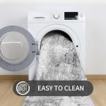 Runner Rug for Hallways Kitchen Runner Rug Non Slip 2'6''x8' Washable Grey Long Runner Rug