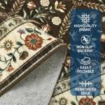 GarveeHome 5x7 Floral Vintage Area Rug