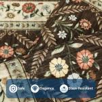 GarveeHome 5x7 Floral Vintage Area Rug