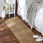 DII Sturdy Rolled Natural Indoor/Outdoor Jute Rug, 22x60, Natural