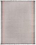 SAFAVIEH Area Rug 8x10 - Montauk Collection - Large - Terracotta & Grey, Handmade Flat Weave Cotton, Boho Farmhouse Stripe Pattern, Ideal for Living Room, Bedroom, Office, Dining Space (MTK301P)