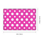 Area Rugs for Living Room Decor - Anti Slip Throw Washable Rugs 3x5, Hot Pink Polka Dot Pattern J Print Indoor Soft Carpet for Bedroom/Dining/Room/Living 60x39 Inch