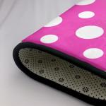 Area Rugs for Living Room Decor - Anti Slip Throw Washable Rugs 3x5, Hot Pink Polka Dot Pattern J Print Indoor Soft Carpet for Bedroom/Dining/Room/Living 60x39 Inch