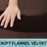 Smiry Memory Foam Bath Mat 47x32, Extra Soft and Absorbent Bathroom Mats, Non Slip Washable Carpet for Floor, Shower and Tub, Brown