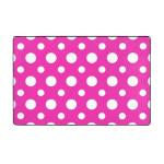 Area Rugs for Living Room Decor - Anti Slip Throw Washable Rugs 3x5, Hot Pink Polka Dot Pattern J Print Indoor Soft Carpet for Bedroom/Dining/Room/Living 60x39 Inch