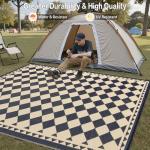 HUGEAR Outdoor Rug for Patios Clearance,Waterproof Mat