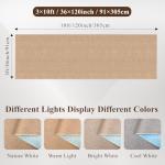 BYYVOO 3x10 Non-Slip Washable Jute Runner Rug