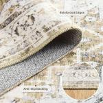 Syrlfar 8'x10' Washable Vintage Area Rug