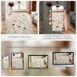 Washable Non-Slip Cat Print Runner Rug 2x10