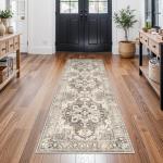 Washable Non-Slip Hallway Runner Rug 2x6
