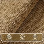 Softlife 2x3 ft Faux Jute Entryway Rug