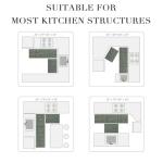 Vintage Non-Slip Kitchen Rug Set of 2