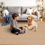 BYYVOO 3x10 Non-Slip Washable Jute Runner Rug