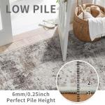 Washable Non-Slip 3x6 Entryway Runner Rug