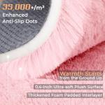 Soft Pink 4x6 Shag Rug for Kids' Rooms