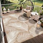 Pauwer Waterproof 5x8 Outdoor Reversible Rug