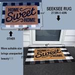 Buffalo Plaid Outdoor Rug - Black and White